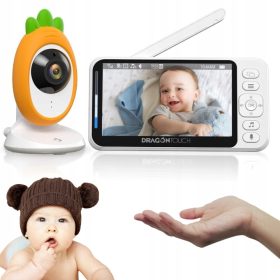   Dragon Touch Digitalni Video Monitor za Bebe, Višebojna Kamera s Termometrom i VOX