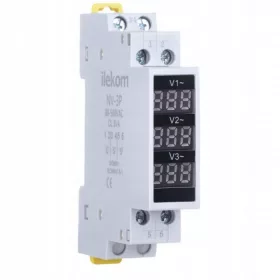 INDIKATOR NAPONA, 3F DIGITALNI VOLTMETAR 80-500V