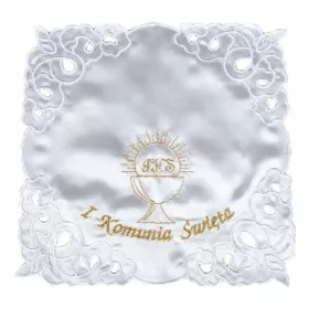 Komunijalni rubac s vezom CK03