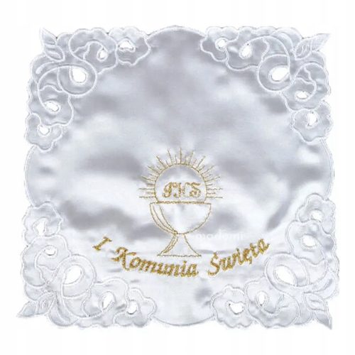 Komunijalni rubac s vezom CK03