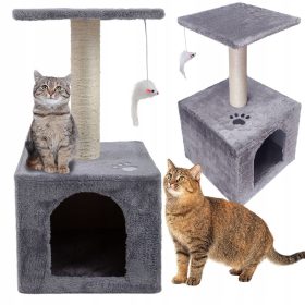   Domaća za mačke, krevet na drvetu - Drapak za mačke, kućica 55 cm sa 2 razine i 2 platforme

Domaća za mačke, krevet na drvetu - Drapak za mačke, kućica 55 cm sa 2 razine i 2 platforme je idealan doda