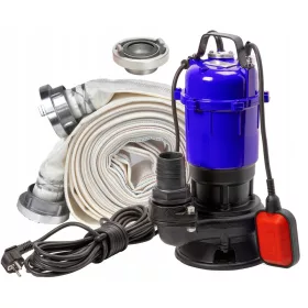   Einbach Podvodna Pumpa 550 W 18000 l/h + Vatrogasno Crijevo Geko G70003 2" 20m