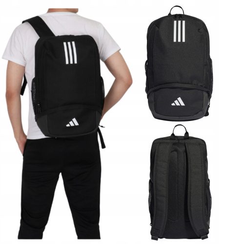 Adidas Tiro školski ruksak crno-bijeli s logo Performance