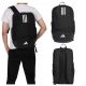 Adidas Tiro školski ruksak crno-bijeli s logo Performance
