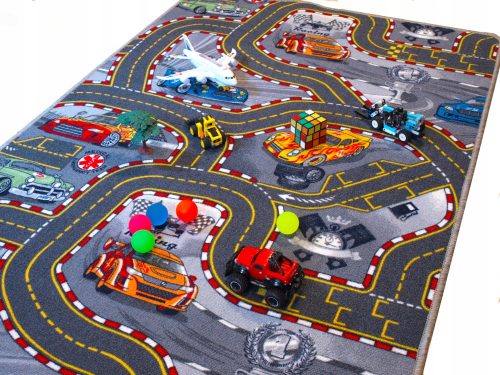 Dječji tepih ULICE AUTOMOBILI 100x150 cm