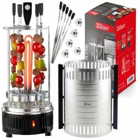    ELEKTRIČNI VERTIKALNI KONTAKTNI ROŠTILJ KEBAB ŠALŠILK TOAST 900W