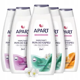   Nježni hidratantni gel za tuširanje i tekućina za kupanje 2u1 MIX Set 5x900ml