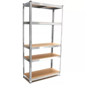   METALNI REGAL ZA SKLADIŠTENJE GEKO 180x90x40 CM, MAX 175 KG PO POLICI