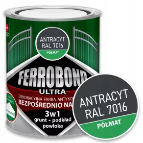 Ferrobond 0,7 L Emajl za Metal - Antracit RAL 7016