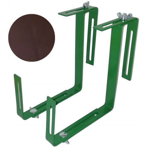Set držača za balkonske kutije, kuka, Greenmill, podesivi, komplet 2 komada