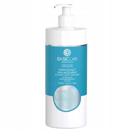Micelarni losion za suhu i osjetljivu kožu – serija Micellis, BasicLab, 500 ml