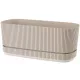  Posuda za cvijeće Galicja 29 cm x 12,5 x 12 cm plastična, nijanse smeđe i bež