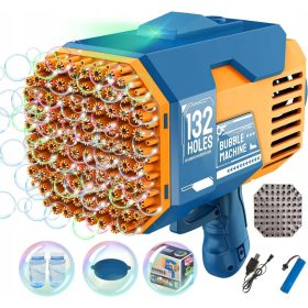   PUŠKA ZA MJEHURIĆE SA 132 VELIKE RUPE 9500 MJEHURIĆA, PUNJIVA PREKO USB SA LED SVJETLOM