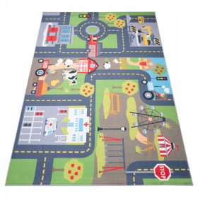   DYWAN ZA IGRE 120x170, protuklizni, šareni, moderan, otisnut