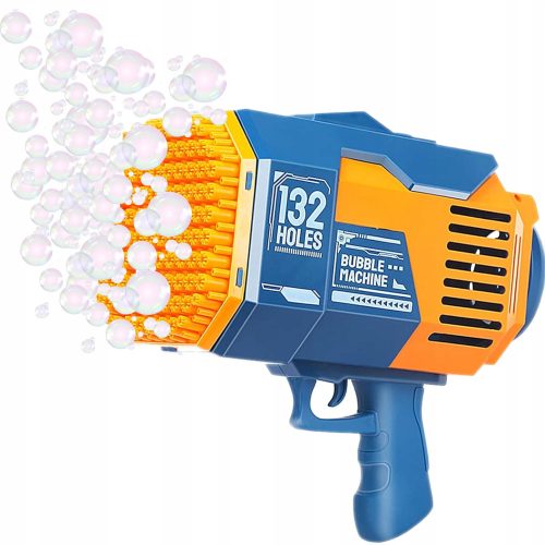 Pistolet za mjehuriće sapuna sa tekućinom - Automatska 132 Bazooka Coil Plava
