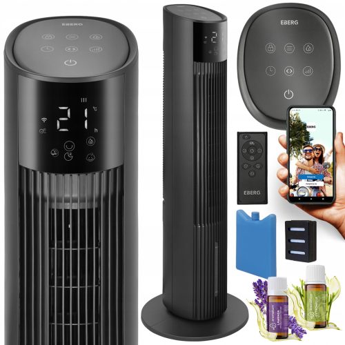 Klimator EBERG NEXO 6u1 s WiFi, jonizacijom i aromaterapijom