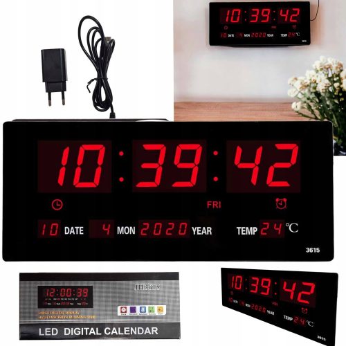 Ručni sat World zidni sat, crni, višebojni, 36 cm