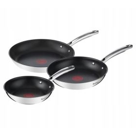   TEFAL DUETTO+ SET TITANIJSKIH PATILNICA 20 / 24 / 28 CM G732S334 INDUKCIJSKA ČELIČNA PATILNICA