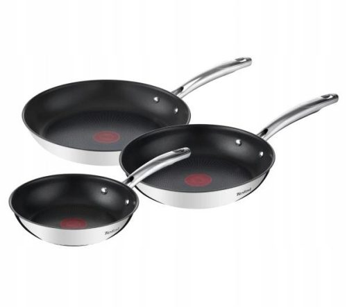 TEFAL DUETTO+ SET TITANIJSKIH PATILNICA 20 / 24 / 28 CM G732S334 INDUKCIJSKA ČELIČNA PATILNICA