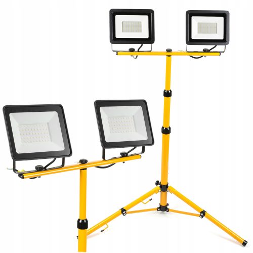 Samostojeći reflektor LED 2x100W + Statyw za gradnju, hladno bijela