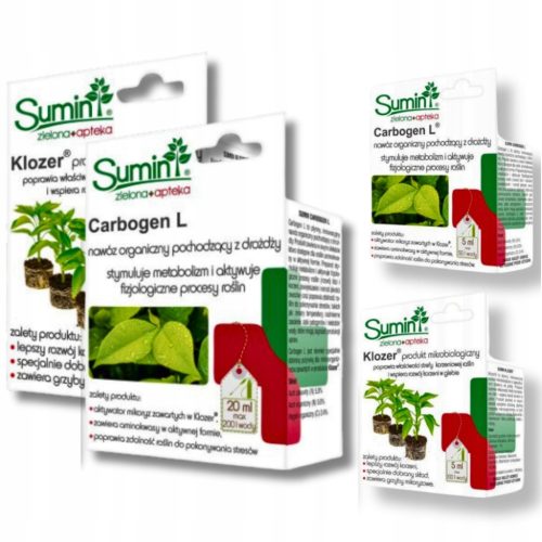 Dupak mikrobioloških sredstava za zaštitu bilja Carbogen L i Klozer, 4x5 ml