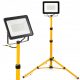 Halogena neutralna bijela 100W LED reflektor + Stalak za gradnju