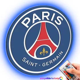  Drvena slika 3D PSG Paris Saint-Germain Nogometni Klub Zidni Ukras LED Lampom
