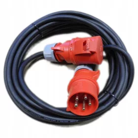   ELZAR jednostruki produžni kabel 30 m, 1 kom utičnice, crni