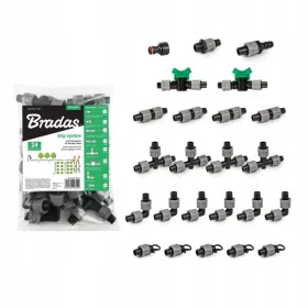   Set pribora za navodnjavanje Bradas DSTA20-SET1 za drip traku 16mm - 24 kom.