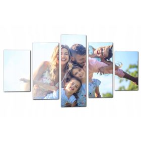   Foto slika po Vašoj fotografiji TRIPTIQUE 5-DIJELNE slike za zid dnevne sobe