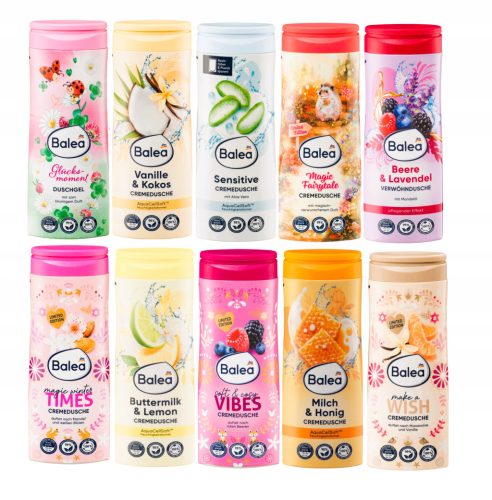 Balea Hidratantni Gel za Tuširanje 300ml x 10 Komada Set