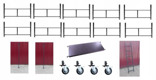 Rusztovanje Varšavska skela - Set od 10 komada
