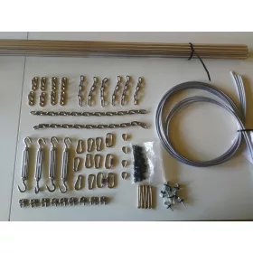  Vrtno jedro 100 x 100 cm metalno