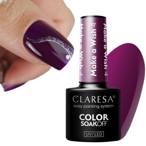 Clairesa Lak za nokte UV/LED MAKE A WISH 4 - 5g