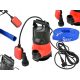 Heidmann 1600W Potopna Pumpa za Prljavu Čistu Vodu + Geko G70006 PVC Crijevo 1" 20m