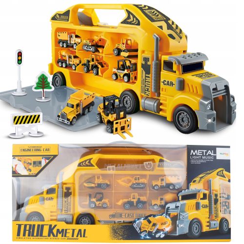KAMION, KOFER, GRAĐEVINSKI AUTOMOBILI Set 6 Komada