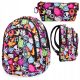 CoolPack Prva Klupa Doodle školski ruksak za učenike 1-3 razreda 23L crni