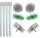 SET ZA ČIŠĆENJE DIMNJAKA OD DOLJE 5,6M (1,4) SA 6 ČETKI 180-200