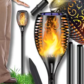    Solarna lampa, bijela, 83 cm, 1 kom + planer A4 PIANIDA, nijanse smeđe i bež