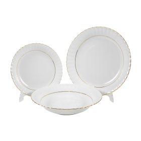   Chodzież Iwona Zlatni Pojas B014 Hrvatski Set za Jelo 18 komada