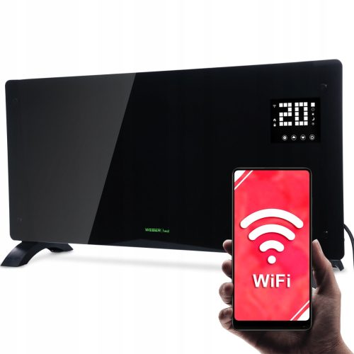 Električni konvektorski grijač Weber Heat GPH-S20DA 2000 W WiFi crni