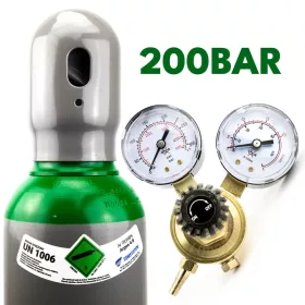 ZESTAW - ARGON BUTLA 8L / 200 BAR (PUNA) + REDUKTOR PLIN