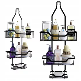   MODERNA VISEĆA POLICA ZA KUPAONICU S 3 RAZINE - JEDNOSTAVNA MONTAŽA