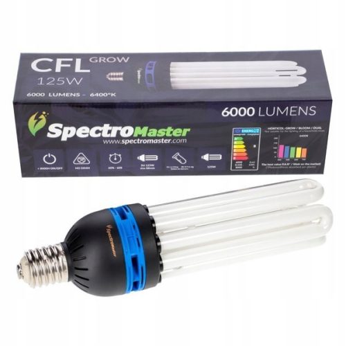 Lampa za uzgoj biljaka Spectromaster 125W CFL - Visoka učinkovitost i energetska ušteda