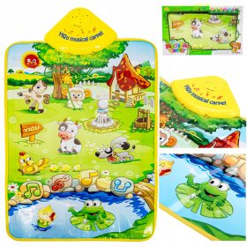    Edukativni glazbeni podmetač za djecu. Smiješna glazba s farme Zvukovi životinja