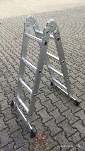 Polgum ljestve 3,5 m aluminijske 1 x 8 do 150 kg