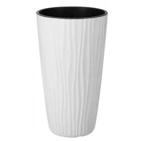    Galicja posuda za cvijeće 28 cm x 28 x 49,5 cm promjer 28 cm plastična bijela