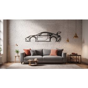 Porsche GT3 RS metalna umjetnost zidni ukras