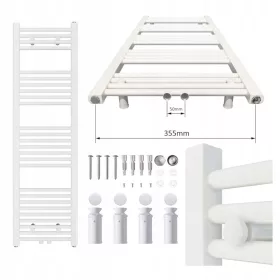   Aquabad® VIRGO Električni Kupaonski Radijator 400x1400 mm 460 W - Bijeli