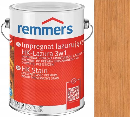 Remmers HK-Lazura 3u1 impregnacija za staklo Bor/Ariš 5 l